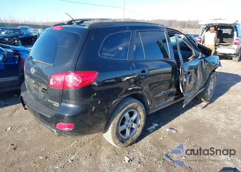 2008 Hyundai Santa Fe Gls z USA, uszkodzony, nr VIN 5NMSG73D98H208823
